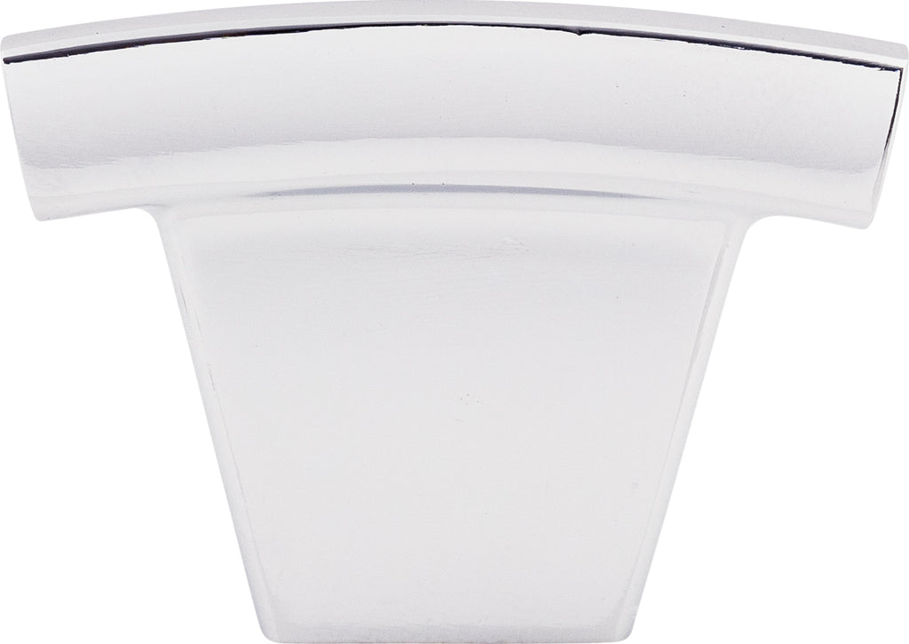 Top Knobs Arched Series 1-1/2"L Knob, Polished Chrome