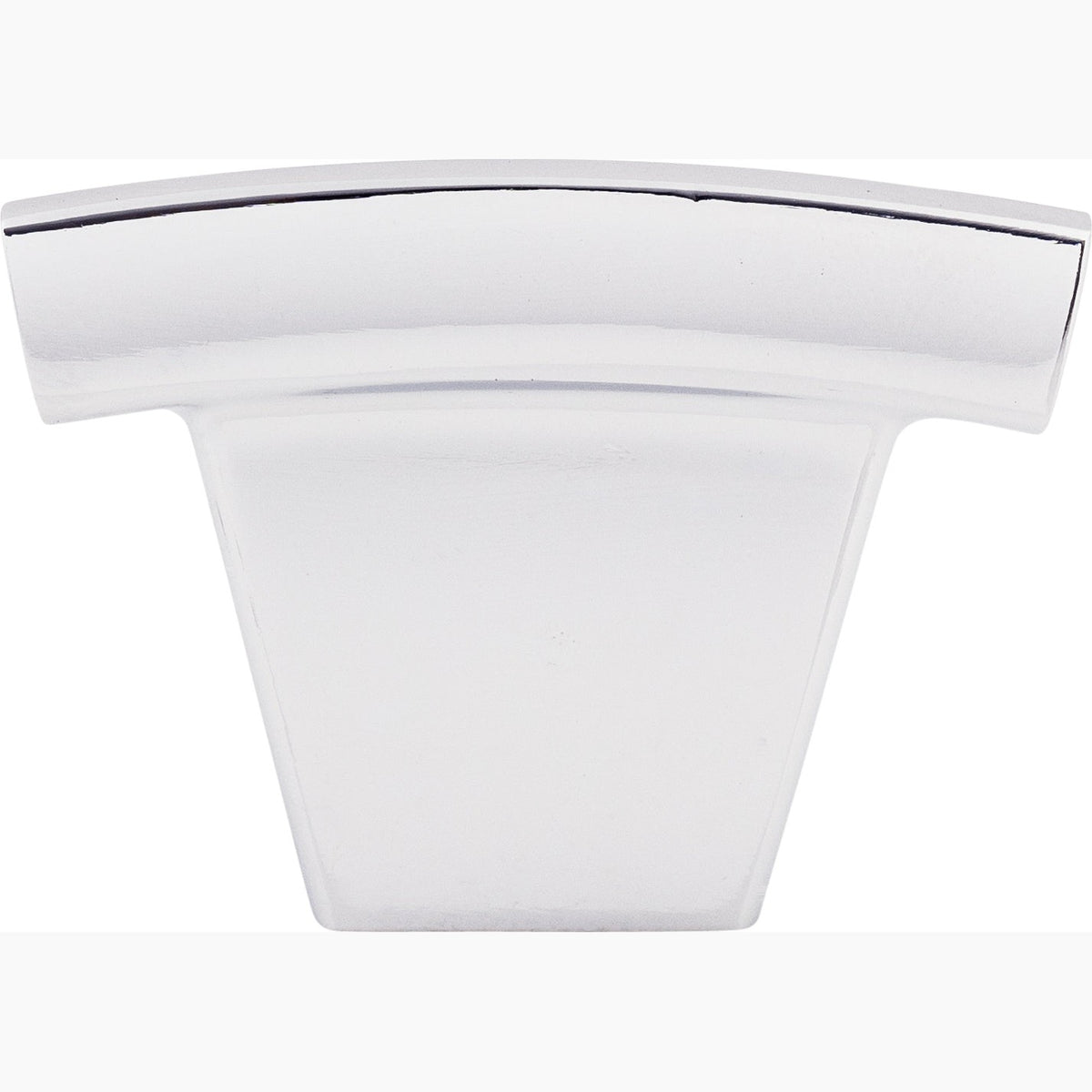 Top Knobs Arched Series 1-1/2"L Knob, Polished Chrome