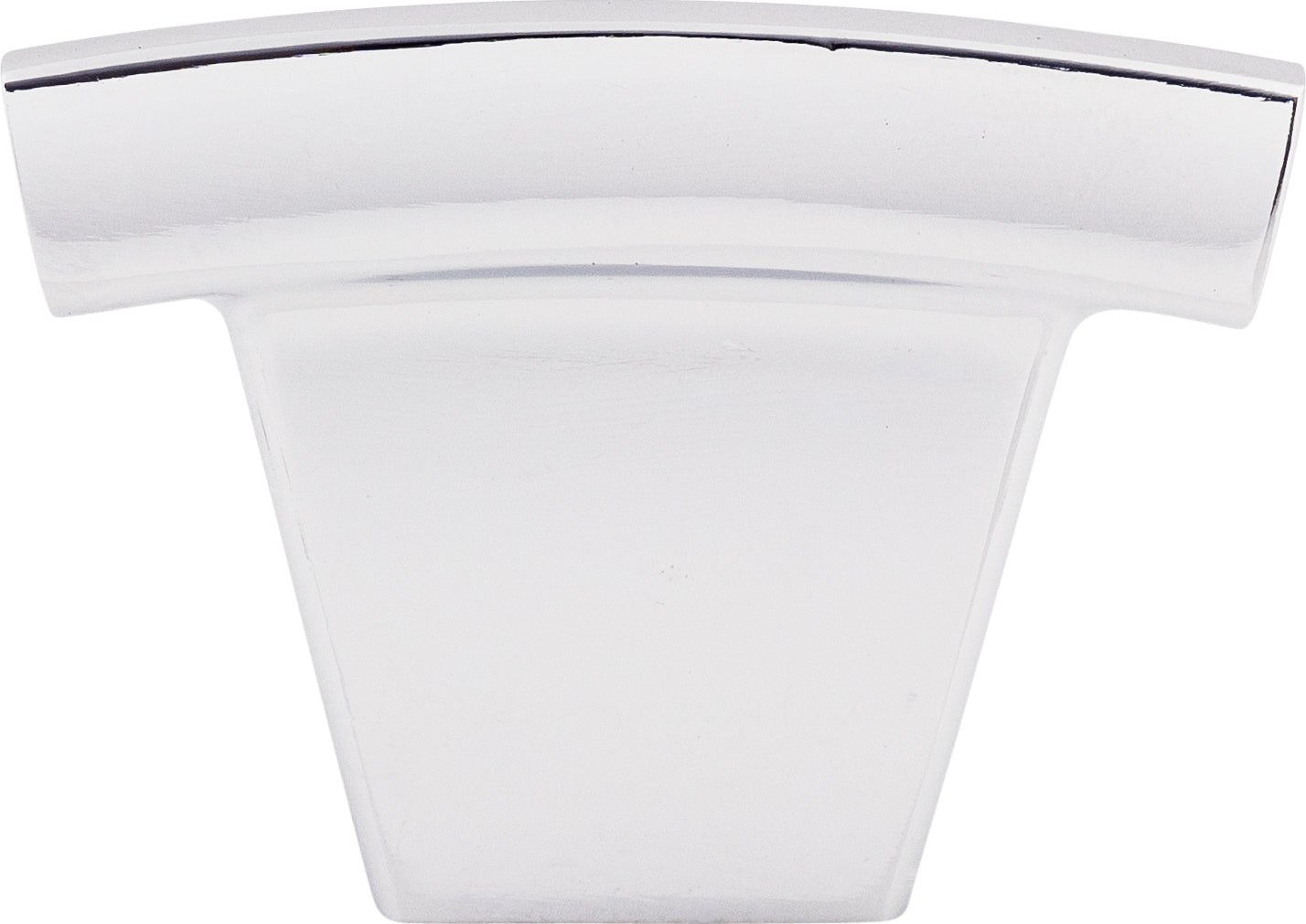 Top Knobs Arched Series 1-1/2"L Knob, Polished Chrome
