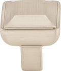 Top Knobs Podium Series 1"L Knob, Brushed Satin Nickel