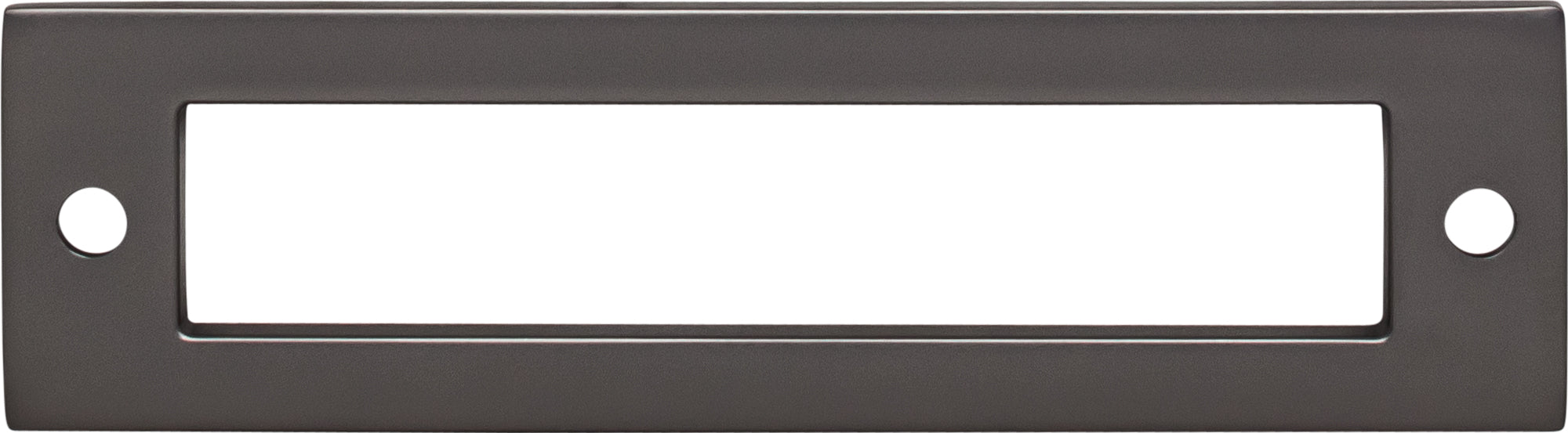Top Knobs Hollin Series 3-3/4"(95mm) CC Backplate, Ash Gray