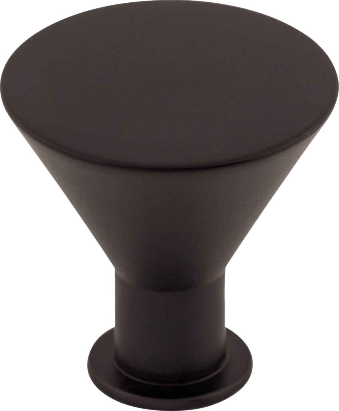 Top Knobs Cocktail Series 1-3/16"L Knob, Flat Black