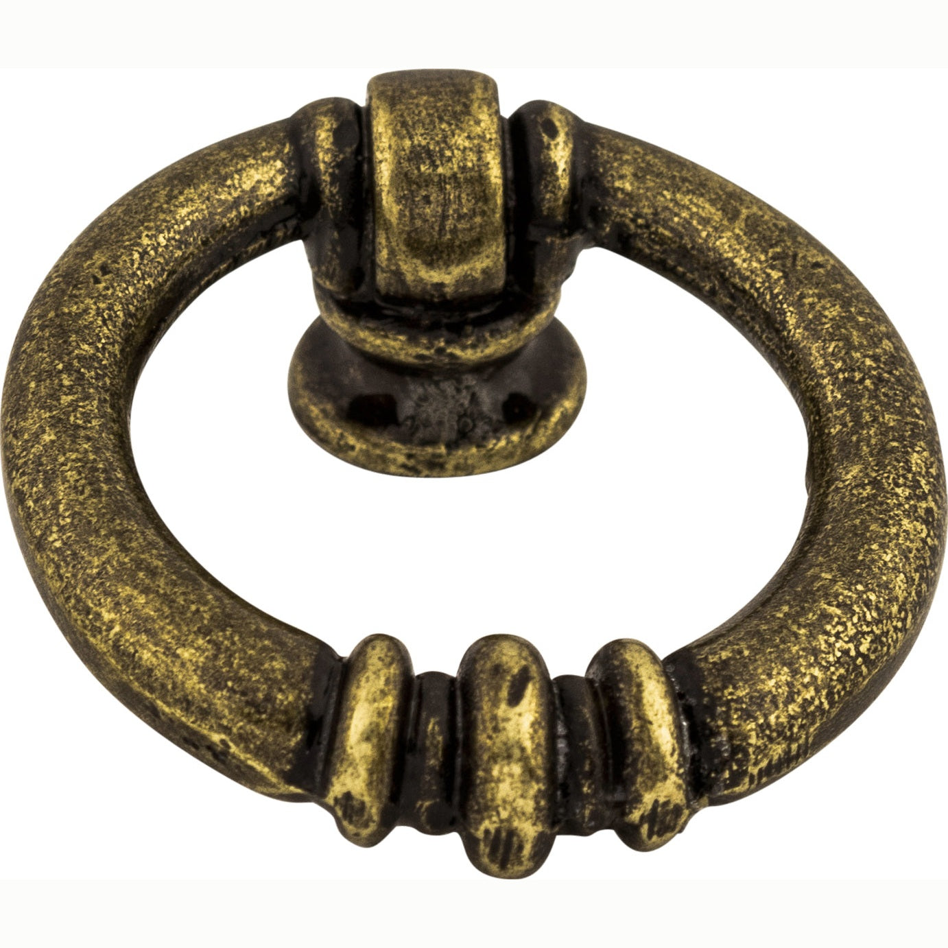 Top Knobs Newton Series 1-5/8"L Ring Pull, German Bronze