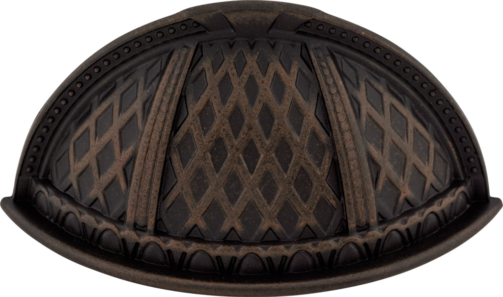 Top Knobs Trevi Series 2-5/8"L Cup Pull, Patina Rouge