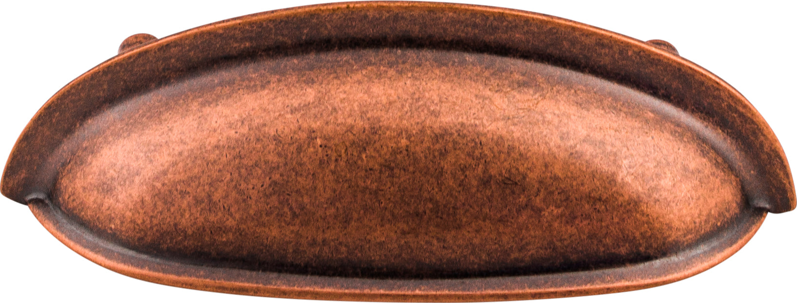 Top Knobs Somerset Series 3"(76mm) CC Cup Pull, Antique Copper