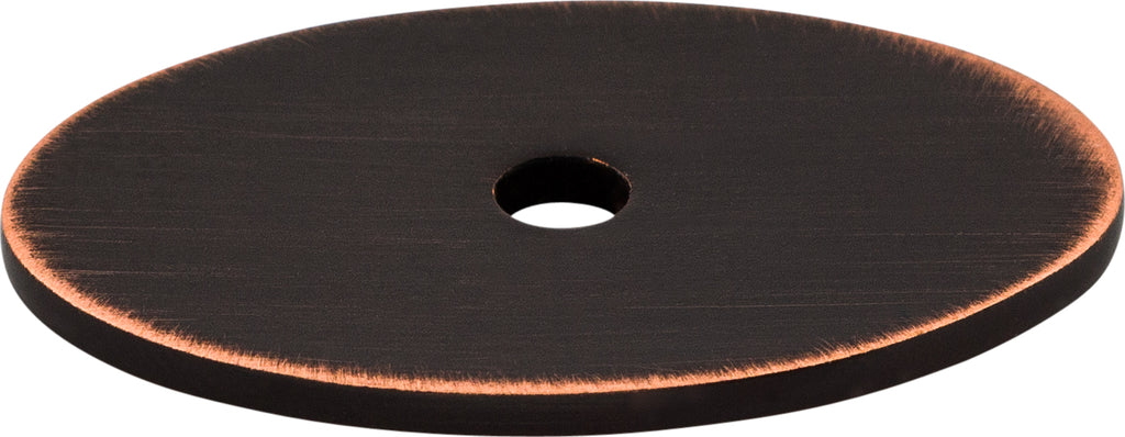 Top Knobs Oval Series 1-1/2"L Backplate, Tuscan Bronze