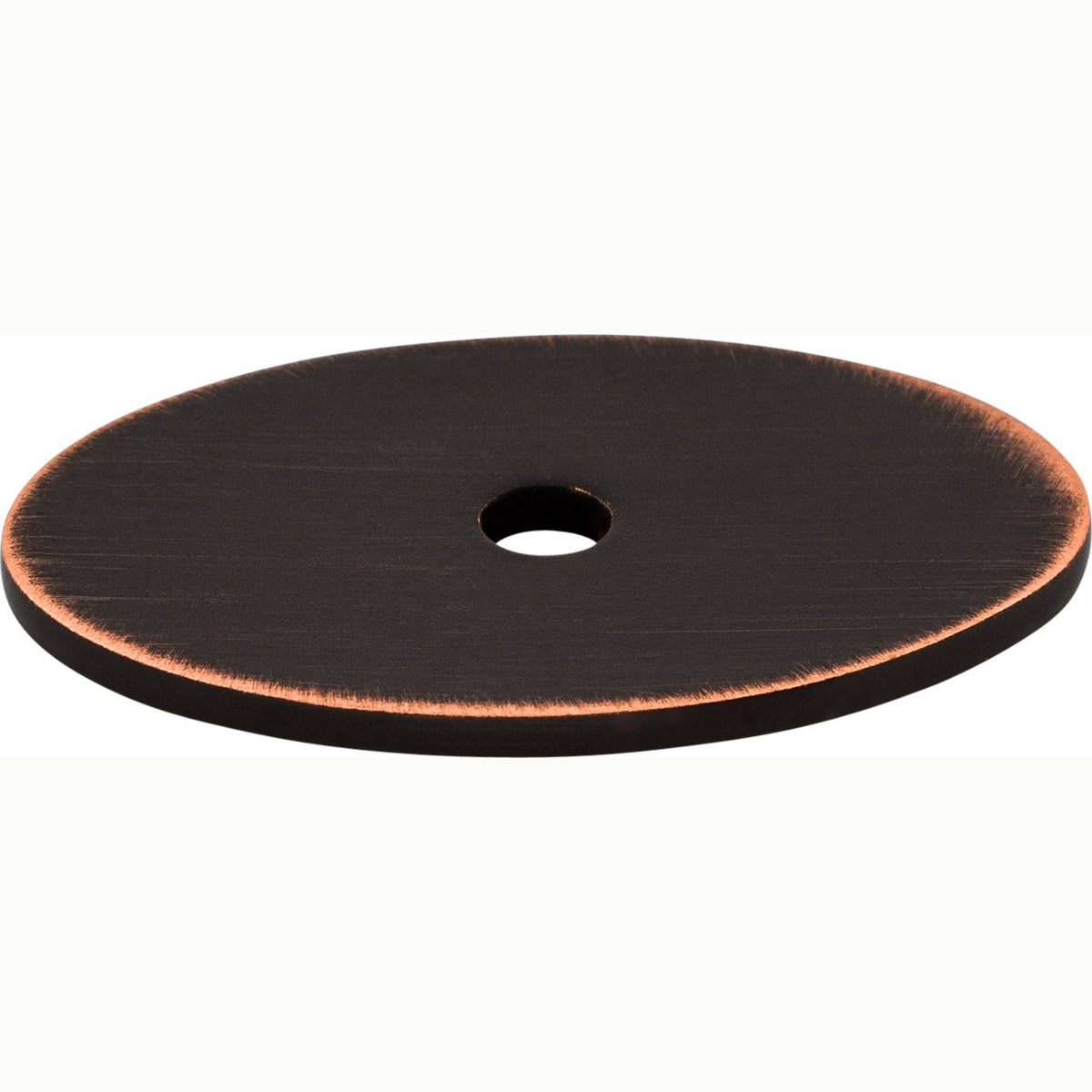 Top Knobs Oval Series 1-1/2"L Backplate, Tuscan Bronze
