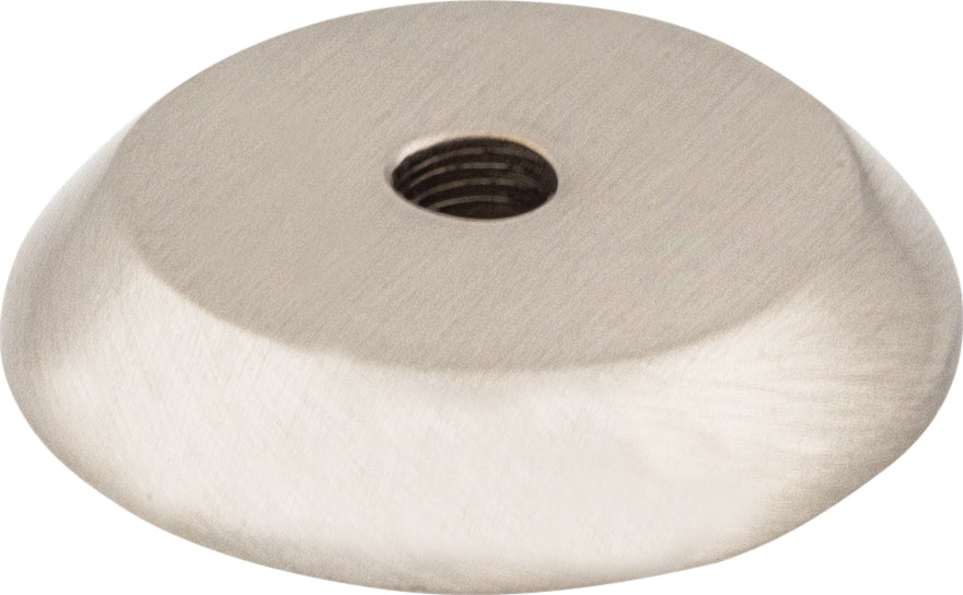 Top Knobs Aspen II Backplate Series 7/8"L Round, Brushed Satin Nickel