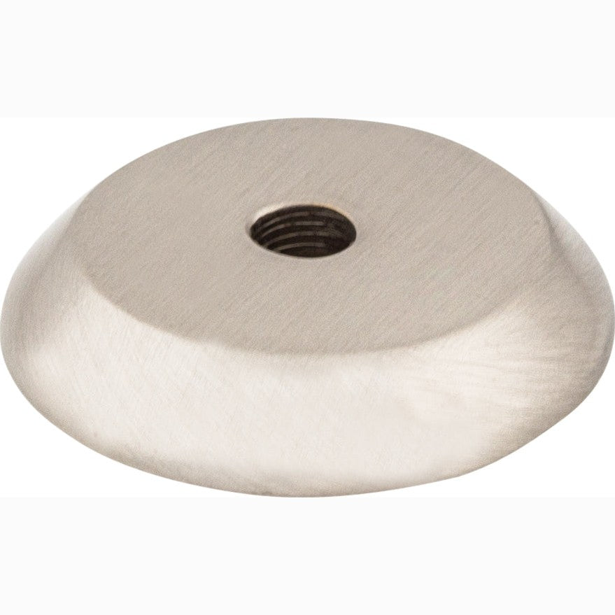 Top Knobs Aspen II Backplate Series 7/8"L Round, Brushed Satin Nickel