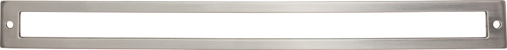 Top Knobs Hollin Series 12"(304mm) CC Backplate, Brushed Satin Nickel