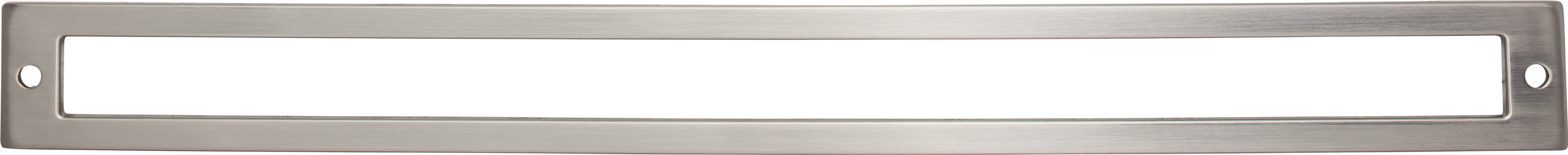 Top Knobs Hollin Series 12"(304mm) CC Backplate, Brushed Satin Nickel