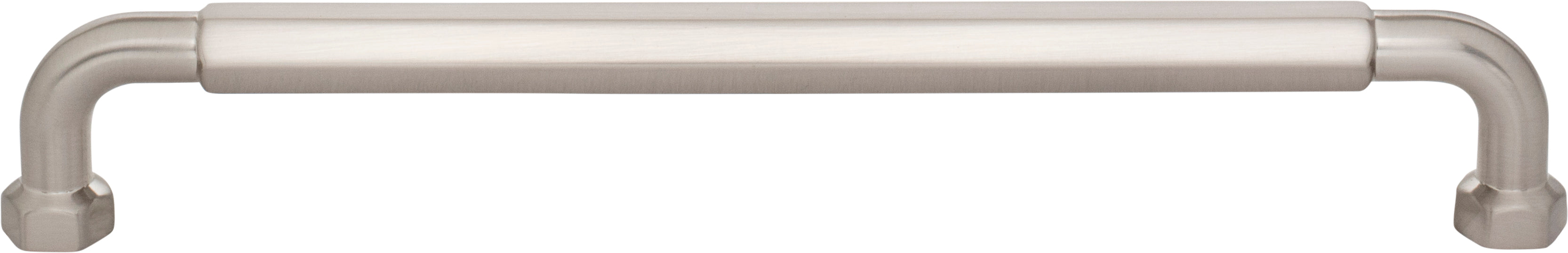 Top Knobs Dustin Series 7-9/16"(192mm) CC Pull, Brushed Satin Nickel