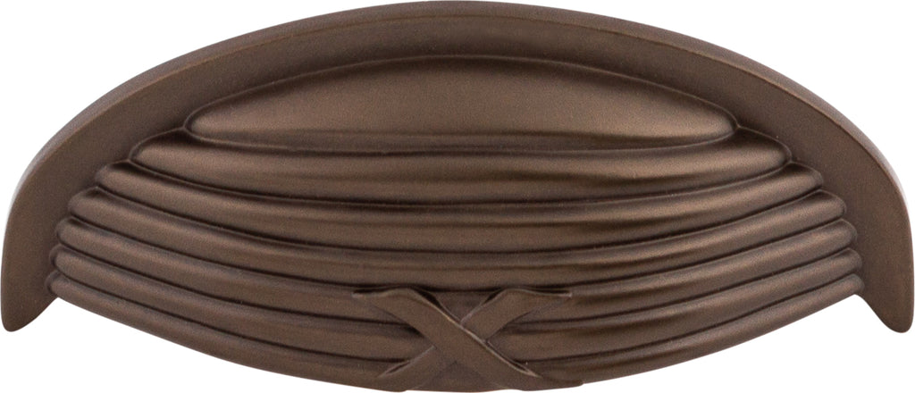 Top Knobs Ribbon & Reed Series 3"(76mm) CC Cup Pull, Oil Rubbed Bronze