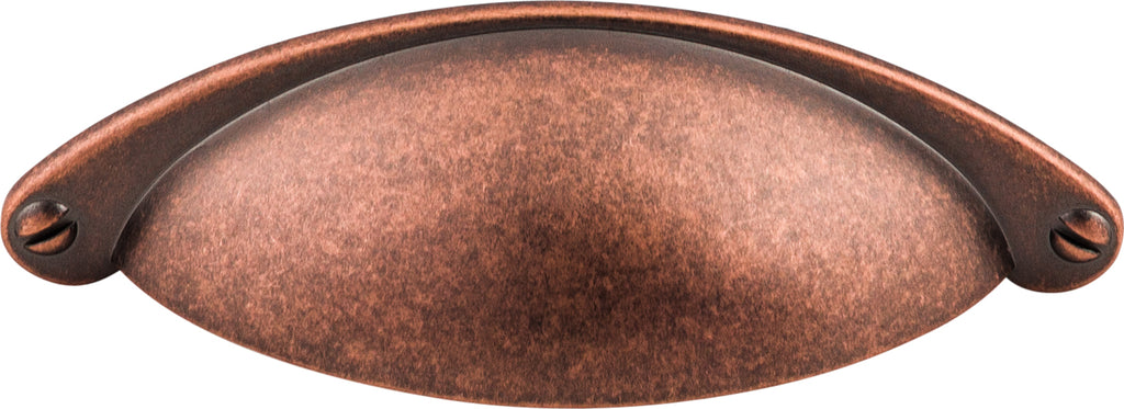 Top Knobs Arendal Series 2-1/2"(64mm) CC Cup Pull, Antique Copper