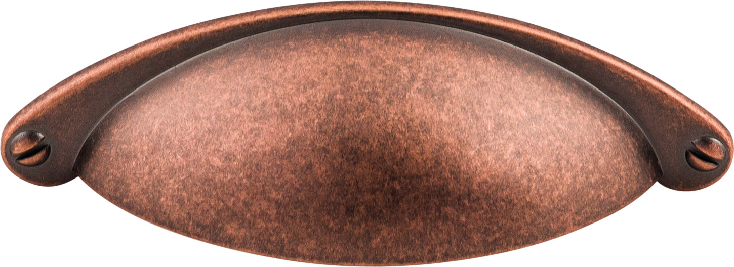 Top Knobs Arendal Series 2-1/2"(64mm) CC Cup Pull, Antique Copper