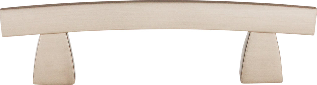 Top Knobs Arched Series 3"(76mm) CC Pull, Brushed Satin Nickel