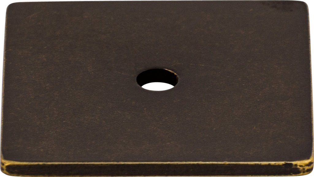 Top Knobs Square Series 1-1/4"L Backplate, German Bronze