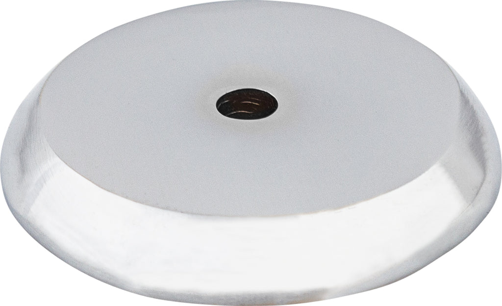 Top Knobs Aspen II Backplate Series 1-1/4"L Round, Polished Chrome