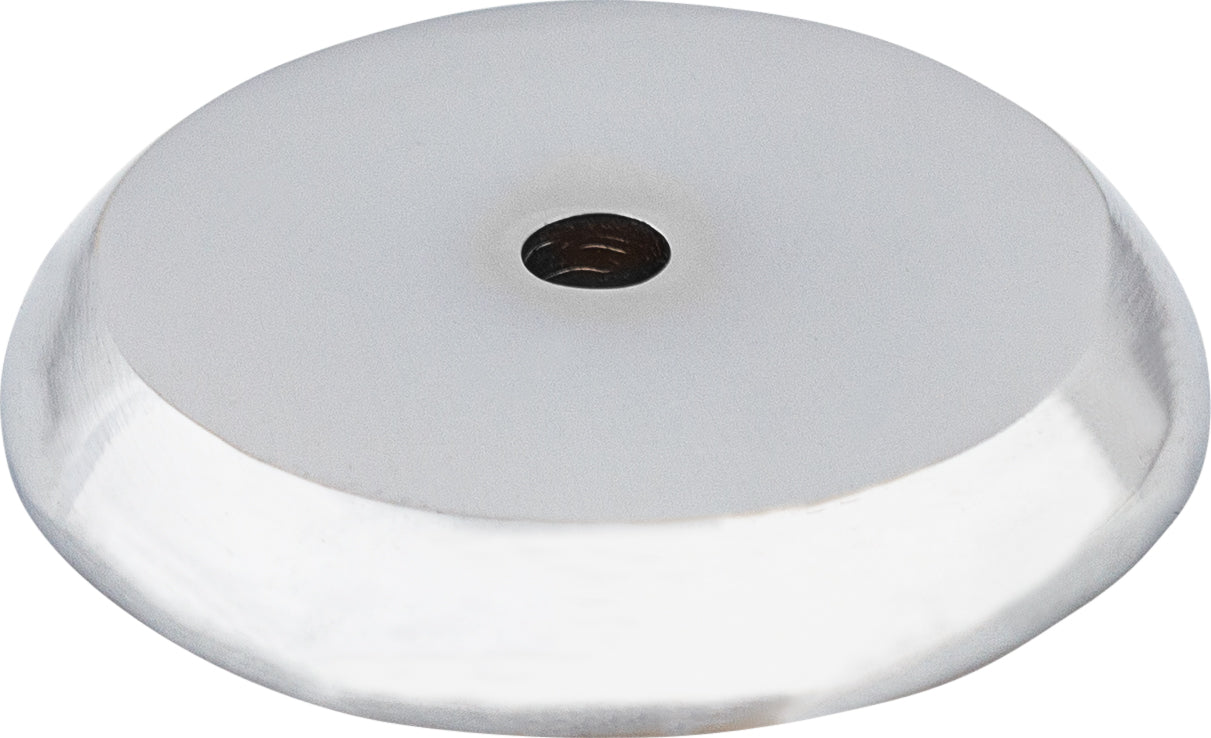 Top Knobs Aspen II Backplate Series 1-1/4"L Round, Polished Chrome