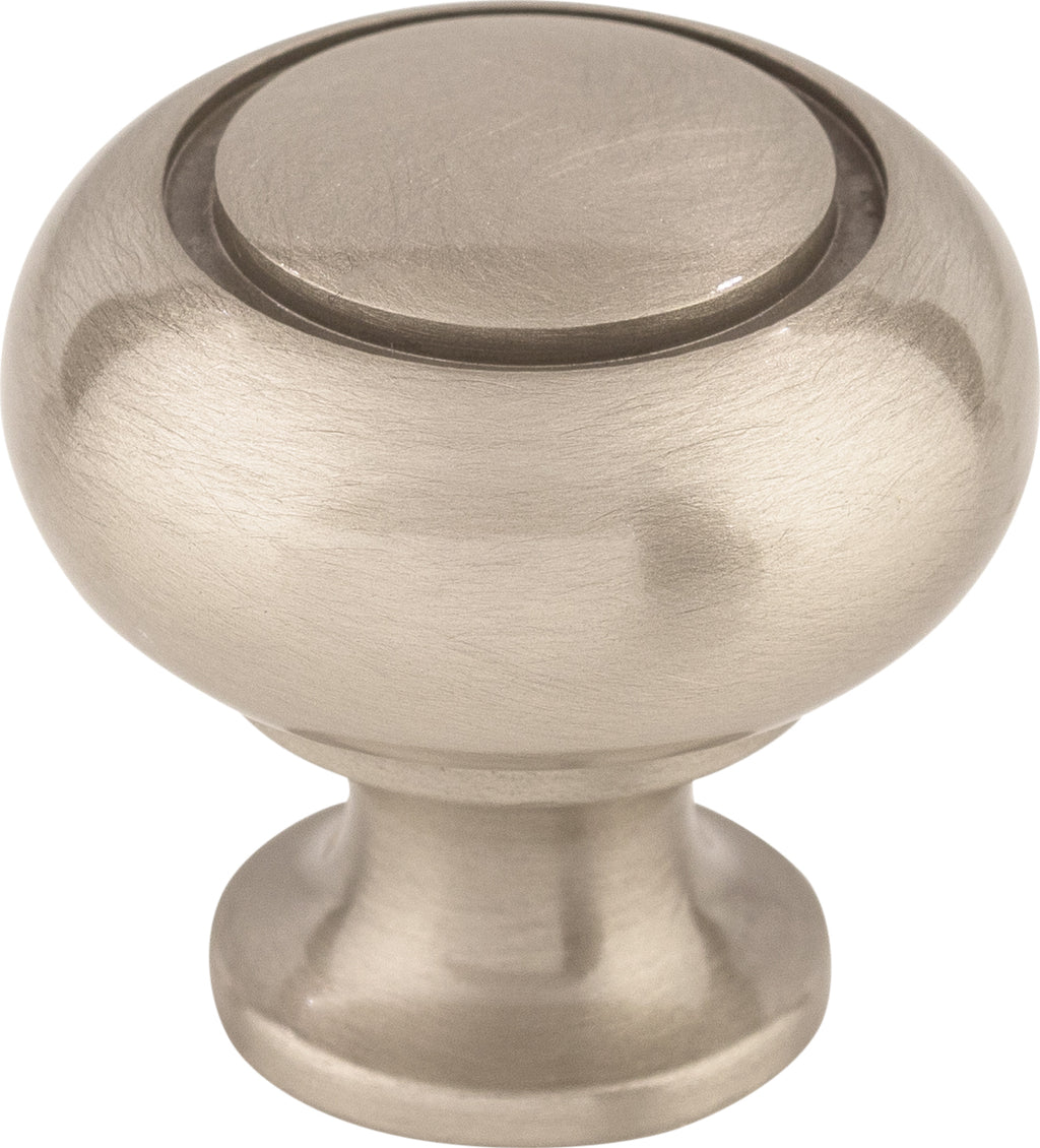 Top Knobs Ring Series 1-1/4"L Knob, Brushed Satin Nickel