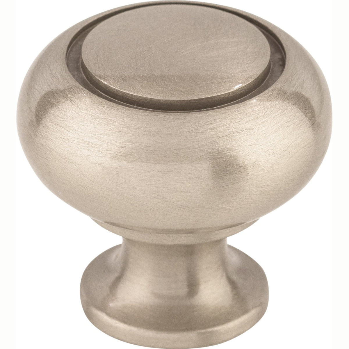 Top Knobs Ring Series 1-1/4"L Knob, Brushed Satin Nickel