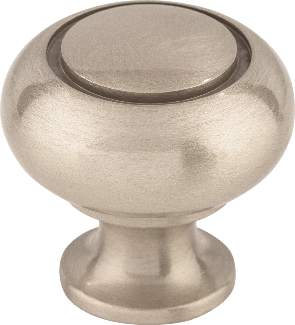 Top Knobs Ring Series 1-1/4"L Knob, Brushed Satin Nickel