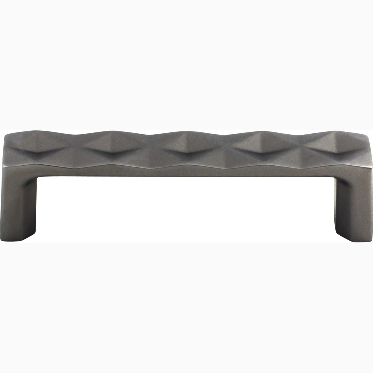 Top Knobs Quilted Series 3-3/4"(95mm) CC Pull, Ash Gray