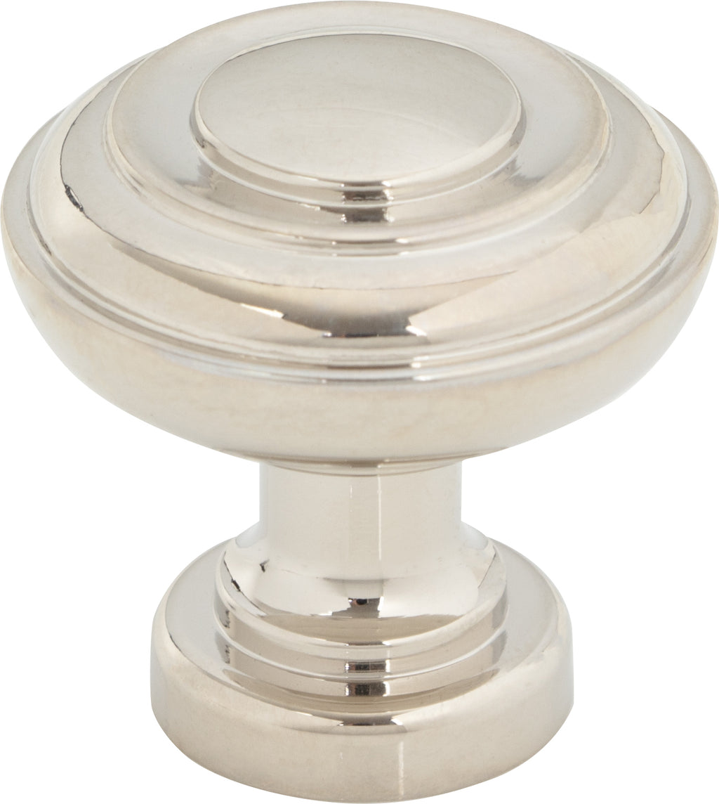 Top Knobs Ulster Series 1-1/4"L Knob, Polished Nickel