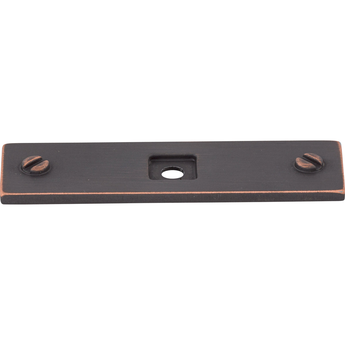 Top Knobs Channing Series 3"L Backplate, Umbrio