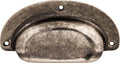 Top Knobs Mayfair Series 3-3/4"L Cup Pull, Pewter Antique