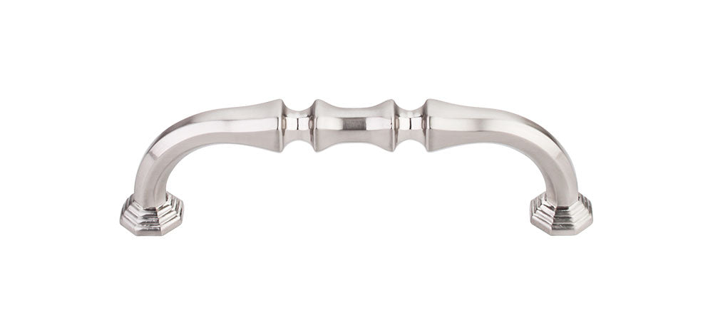 Top Knobs Chalet Series 3-3/4"(95mm) CC Pull, Brushed Satin Nickel