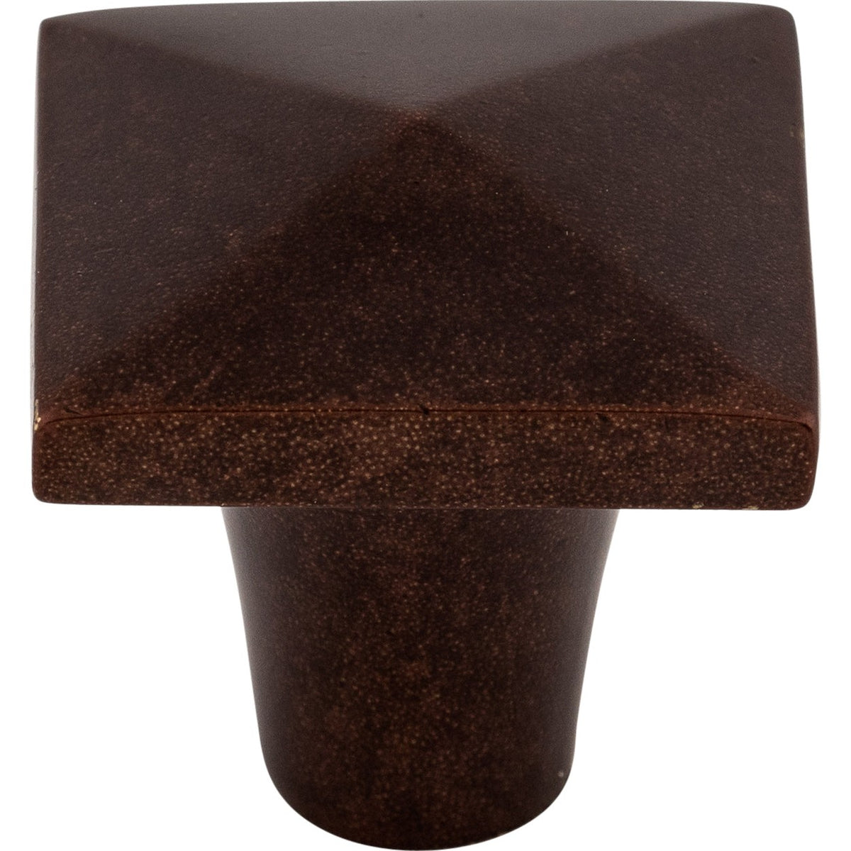 Top Knobs Aspen Square Series 1-1/4"L Knob, Mahogany Bronze