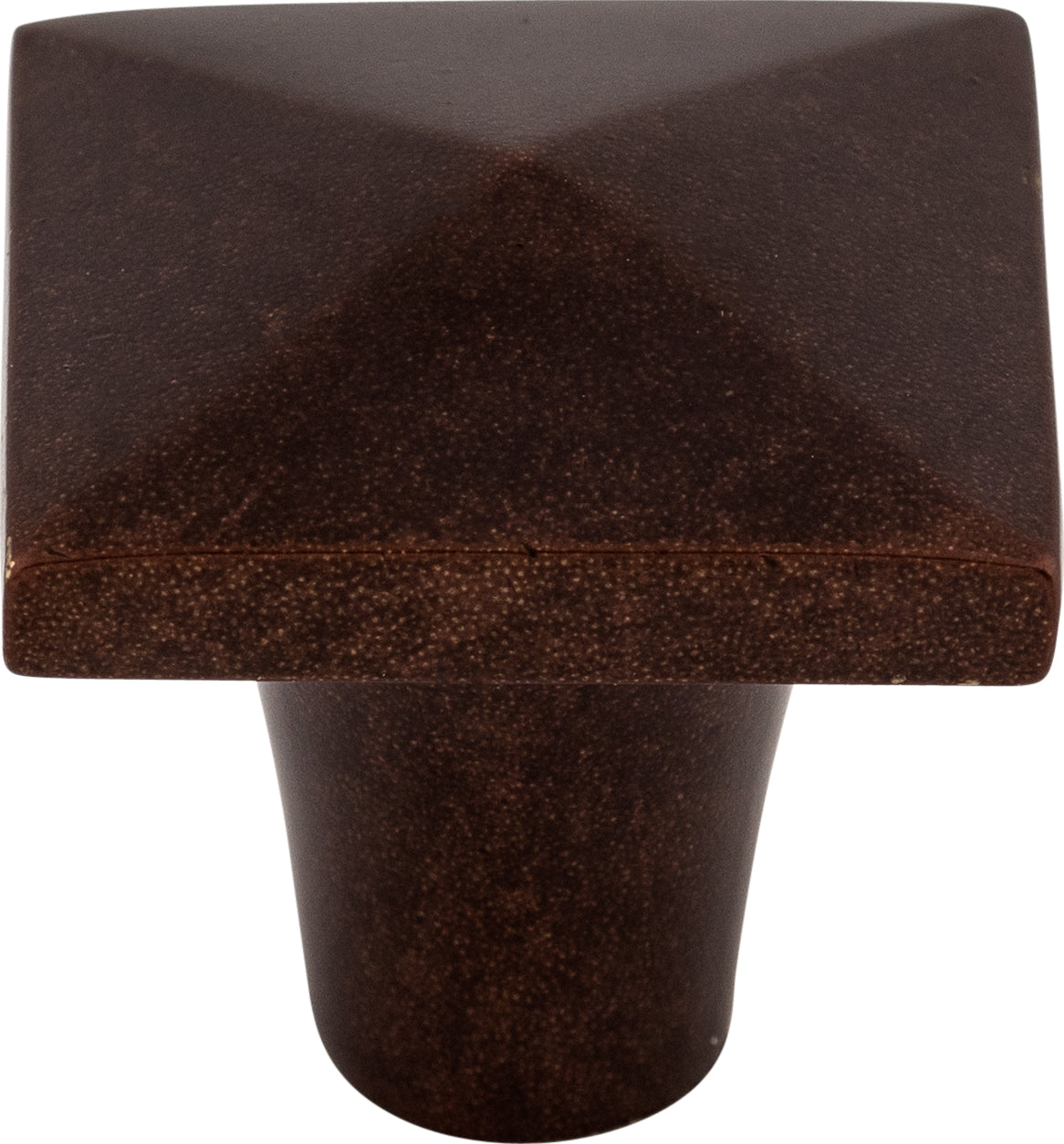 Top Knobs Aspen Square Series 1-1/4"L Knob, Mahogany Bronze
