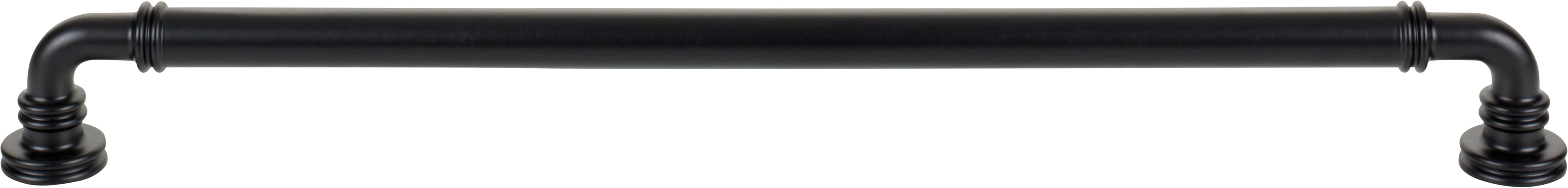 Top Knobs Cranford Series 12"(304mm) CC Pull, Flat Black