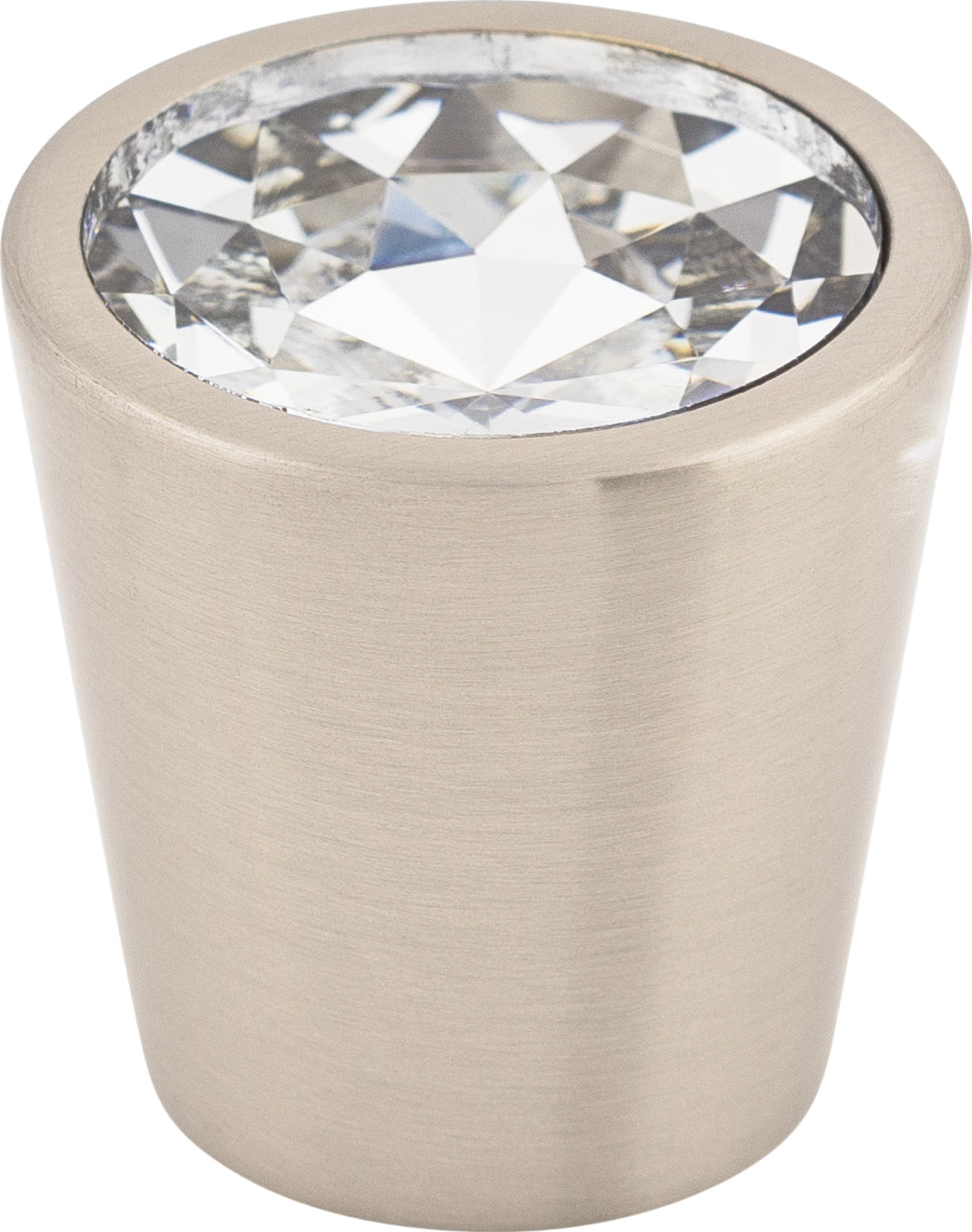 Top Knobs Clear Crystal Center Series 1-1/16"L Knob, 