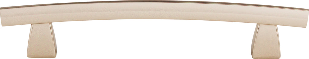 Top Knobs Arched Series 5"(127mm) CC Pull, Polished Nickel