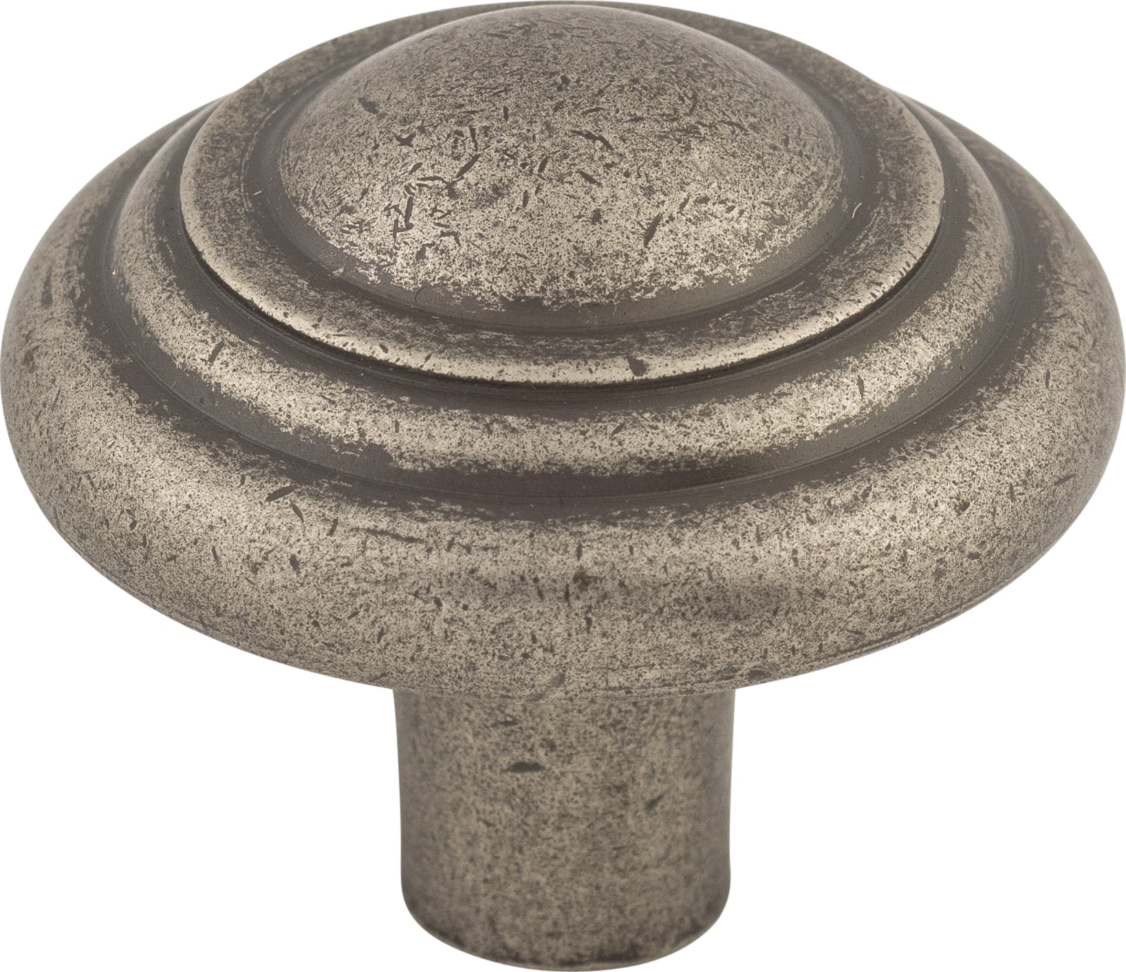Top Knobs Aspen Button Series 1-3/4"L Knob, Silicon Bronze Light