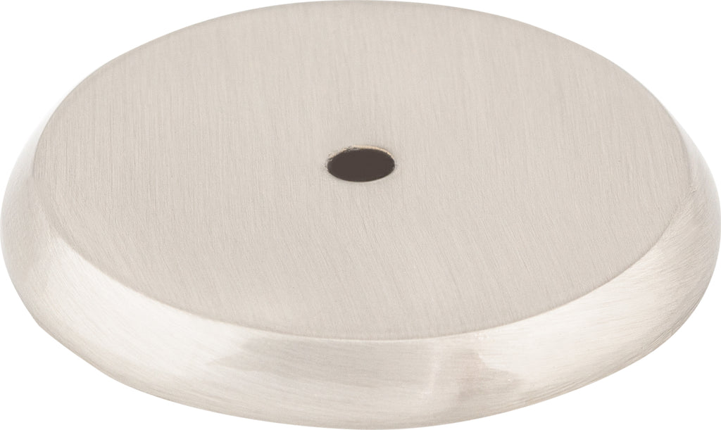 Top Knobs Aspen II Backplate Series 1-3/4"L Round, Brushed Satin Nickel