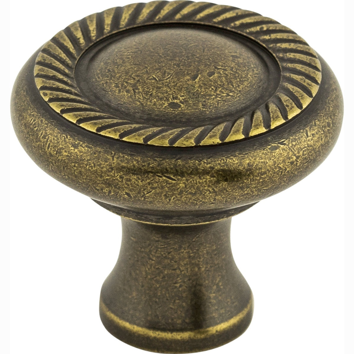 Top Knobs Swirl Series 1-1/4"L Knob, German Bronze