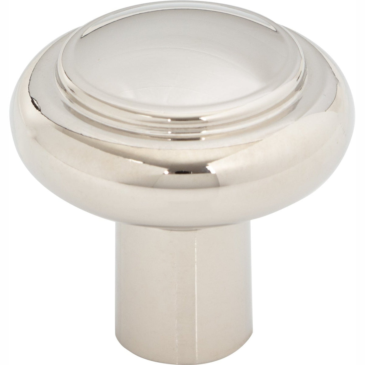 Top Knobs Clarence Series 1-1/4"L Knob, Polished Nickel
