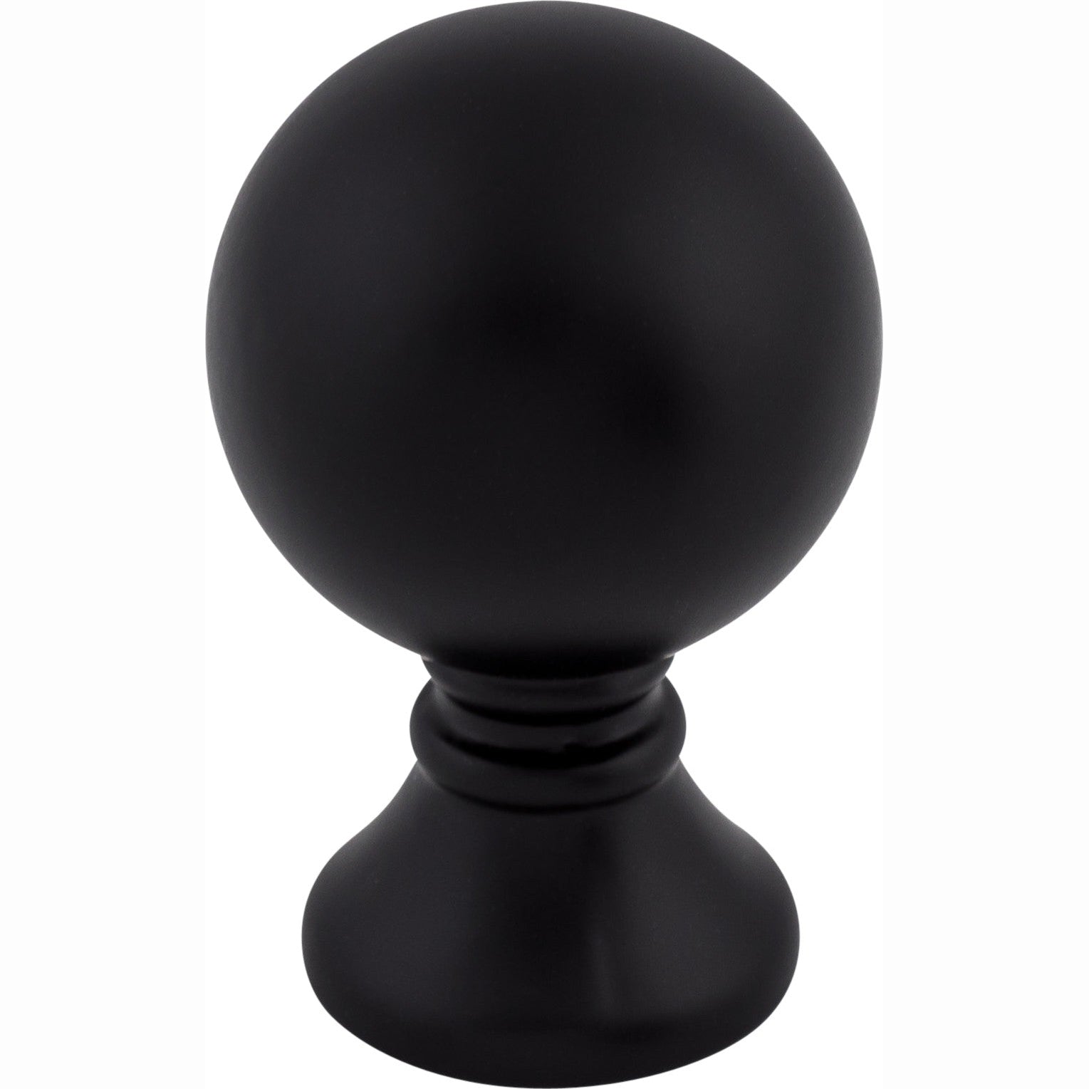 Top Knobs Kara Series 1"L Knob, Flat Black