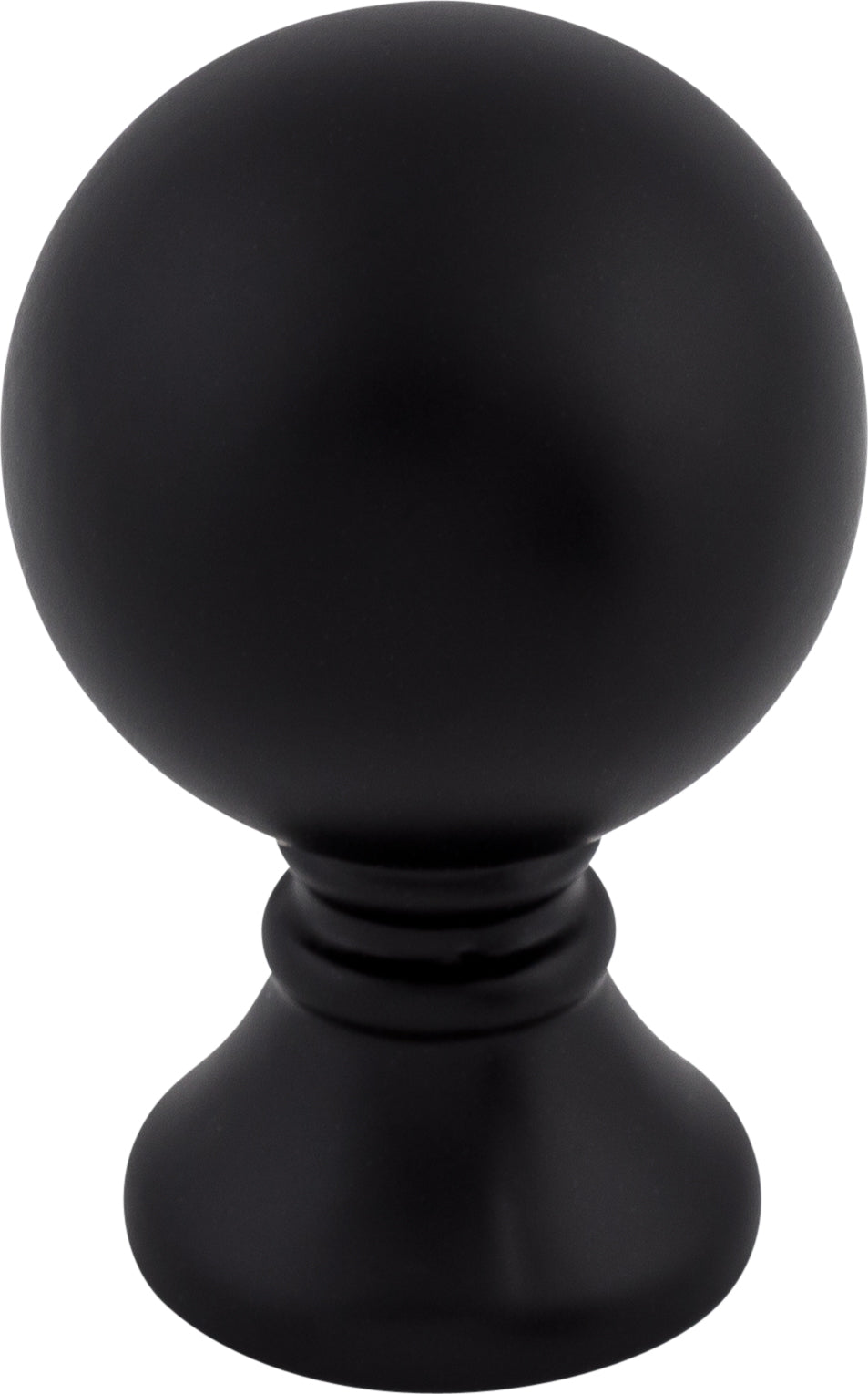 Top Knobs Kara Series 1"L Knob, Flat Black