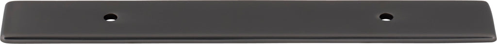 Top Knobs Radcliffe Series 3-3/4"(95mm) CC Backplate, Ash Gray