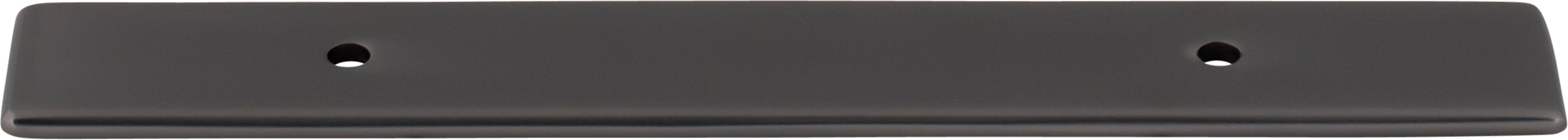 Top Knobs Radcliffe Series 3-3/4"(95mm) CC Backplate, Ash Gray