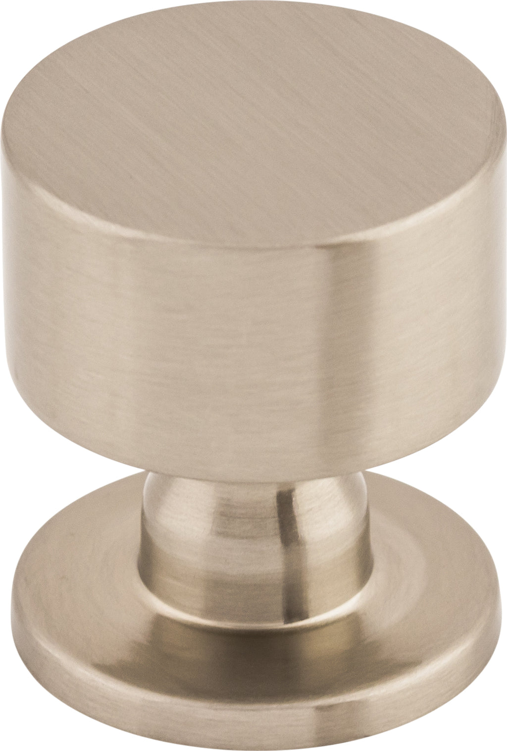 Top Knobs Lily Series 1-1/8"L Knob, Brushed Satin Nickel