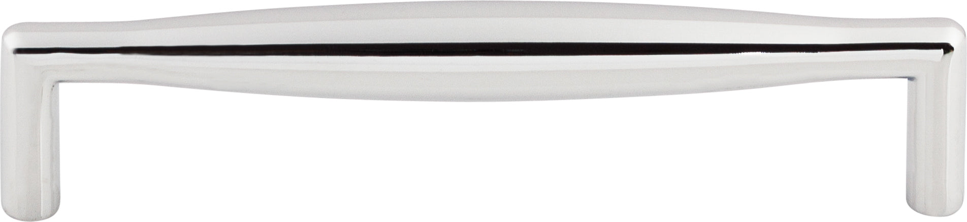 Top Knobs Flute Series 5-1/16"(128mm) CC Pull, Polished Chrome
