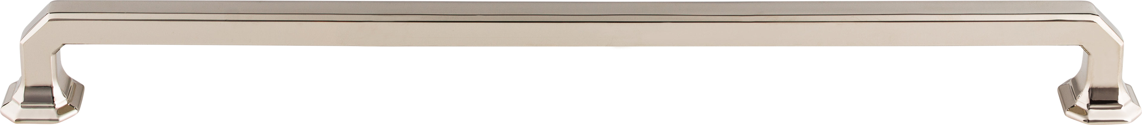 Top Knobs Emerald Series 12"(304mm) CC Pull, Polished Nickel