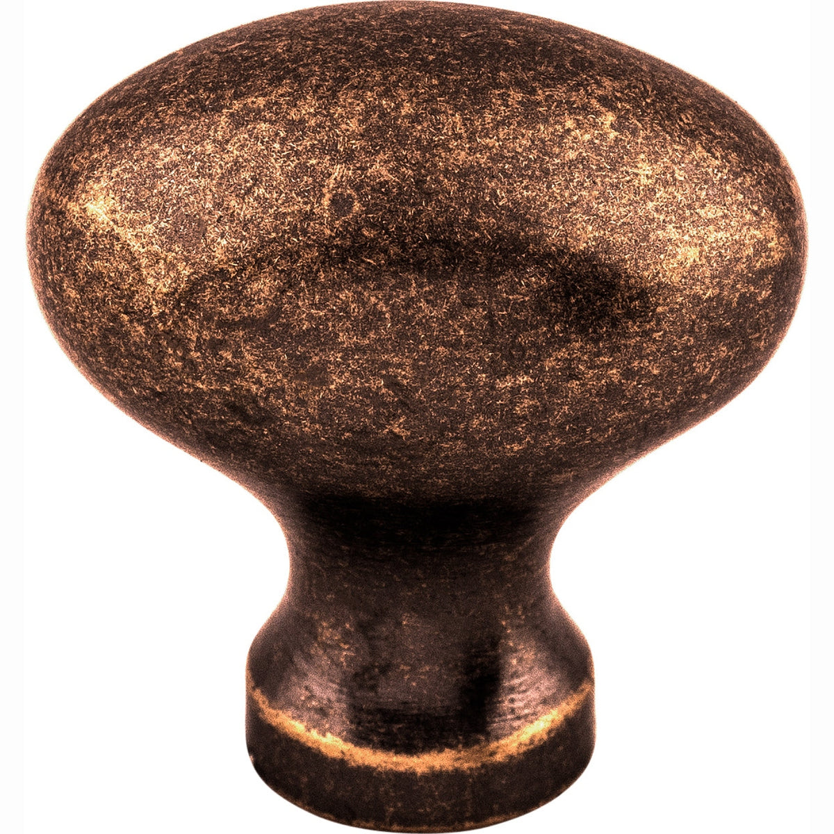 Top Knobs Egg Series 1-1/4"L Knob, Antique Copper