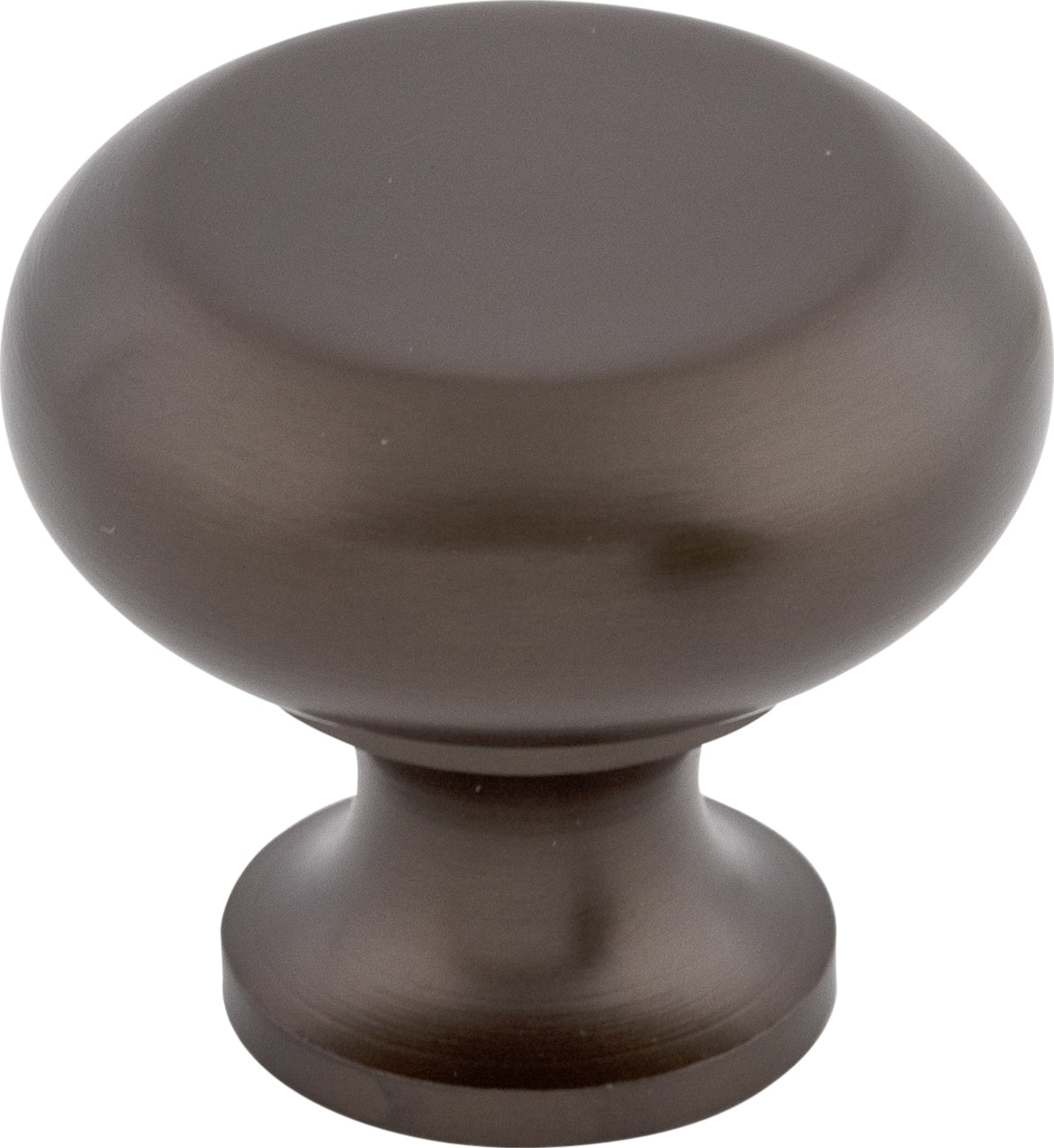 Top Knobs Flat Faced Series 1-1/4"L Knob, Oil Rubbed Bronze