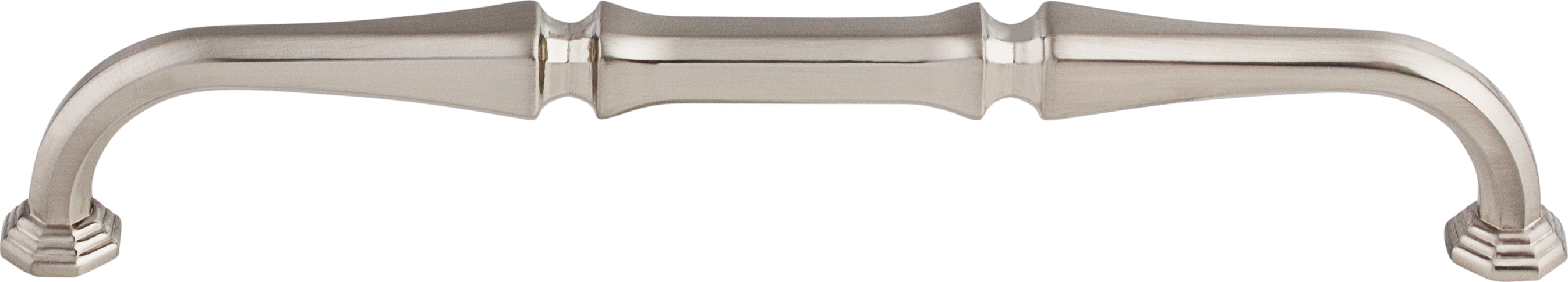 Top Knobs Chalet Series 7"(178mm) CC Pull, Brushed Satin Nickel